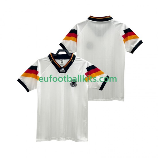 Germany Retro Home Football Shirts 1992 Men LS