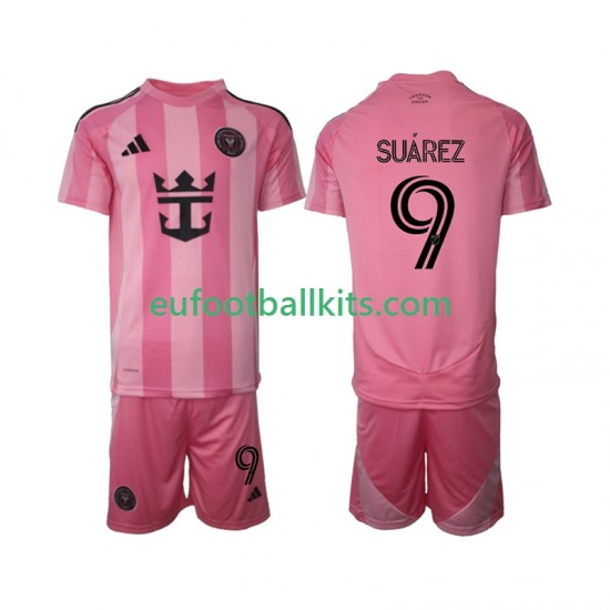 Inter Miami Luis Suarez 9 Home Football Shirts 2025 Kids LS