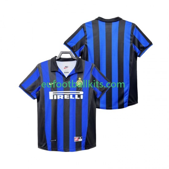 Inter Milan Retro Home Football Shirts 1998 1999 Men LS