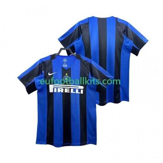 Inter Milan Retro Home Football Shirts 2004 2005 Men LS