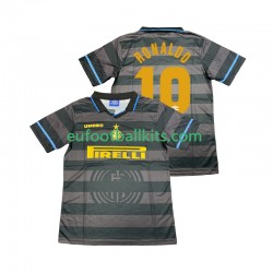 Inter Milan Ronaldo 10 Retro Third Football Shirts 1997 1998 Men LS