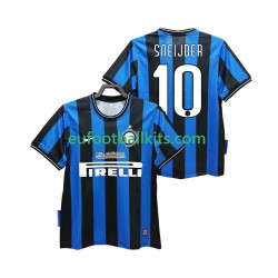 Inter Milan SNEIJDER 10 Retro Home Football Shirts 2009 2010 Men LS