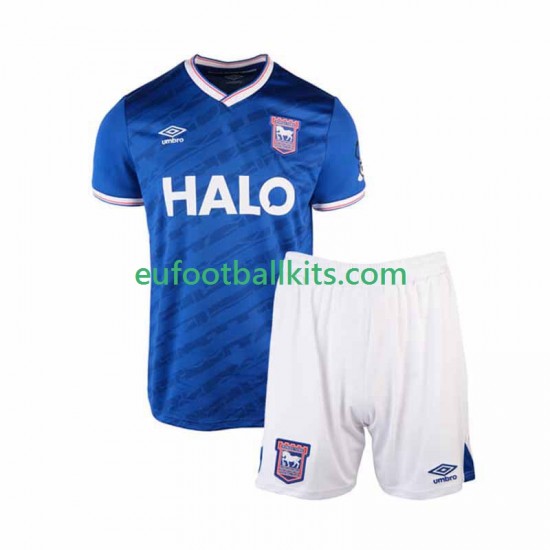 Ipswich Town Home Football Shirts 2025-2026 Kids LS