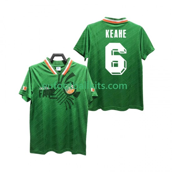 Ireland KEAHE 6 Retro Home Football Shirts 1994 Men LS