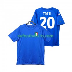 Italy Totti 20 Retro Home Football Shirts 2000 Men LS