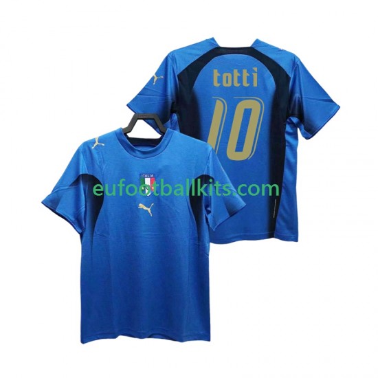 Italy Totti 20 Retro Home Football Shirts 2006 Men LS