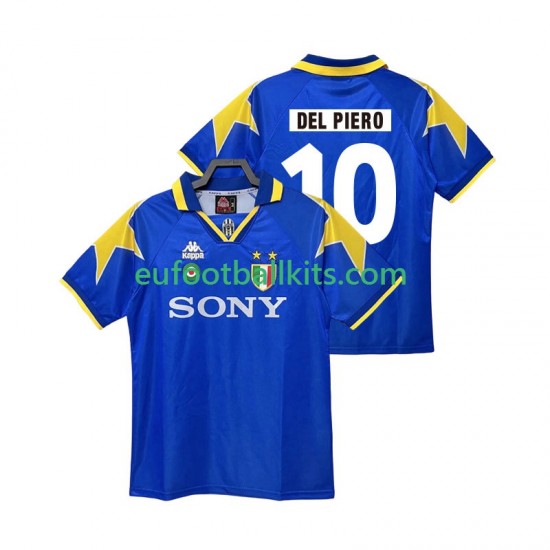 Juventus DEL PIERO 10 Retro Away Football Shirts 1995 1996 Men LS