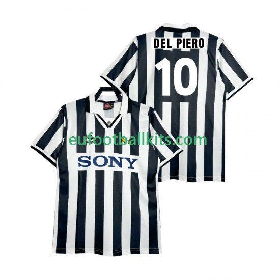Juventus DEL PIERO 10 Retro Home Football Shirts 1995 1996 Men LS