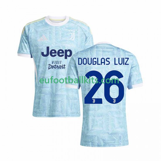 Juventus Douglas Luiz 26 Away Football Shirts 2025-2026 Men LS
