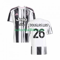 Juventus Douglas Luiz 26 Home Football Shirts 2025-2026 Men LS