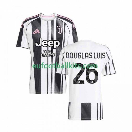 Juventus Douglas Luiz 26 Home Football Shirts 2025-2026 Men LS