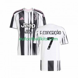 Juventus Francisco Conceicao 7 Home Football Shirts 2025-2026 Men LS