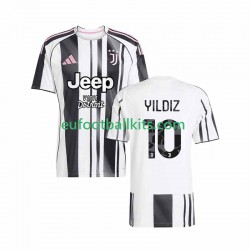 Juventus Kenan Yildiz 10 Home Football Shirts 2025-2026 Men LS
