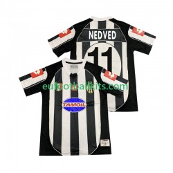 Juventus NEDVED 11 Retro Home Football Shirts 2002 2003 Men LS