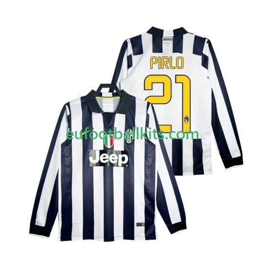Juventus Pirlo 21 Retro Home Football Shirts 2014 2015 Men SS