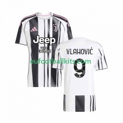 Juventus Vlahovic 9 Home Football Shirts 2025-2026 Men LS