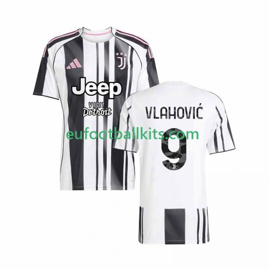Juventus Vlahovic 9 Home Football Shirts 2025-2026 Men LS