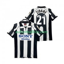 Juventus ZIDANE 21 Retro Home Football Shirts 1997 1998 Men LS