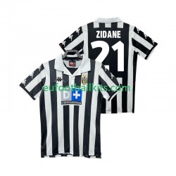 Juventus ZIDANE 21 Retro Home Football Shirts 1999 2000 Men LS