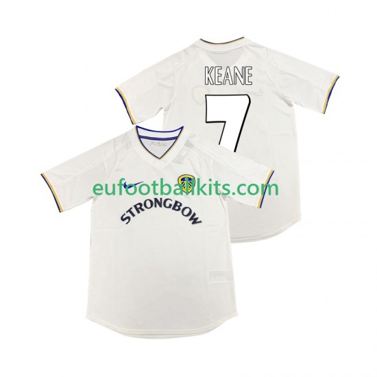Leeds United KEANE 7 Retro Home Football Shirts 2000 2001 Men LS