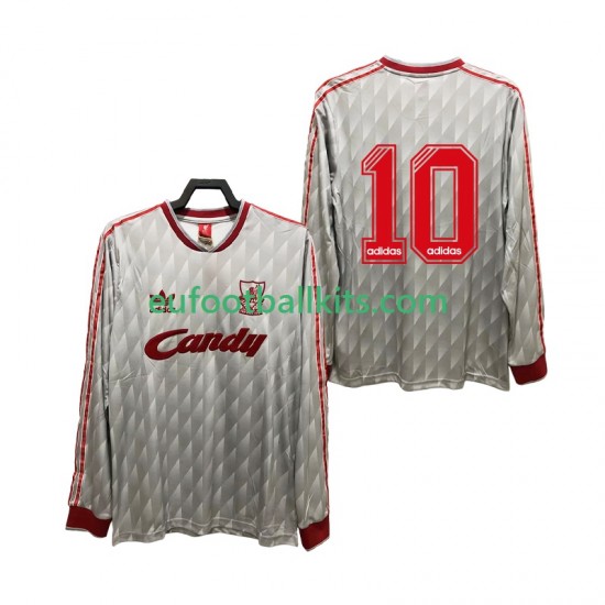 Liverpool 10 Retro Away Football Shirts 1989 1991 Men SS