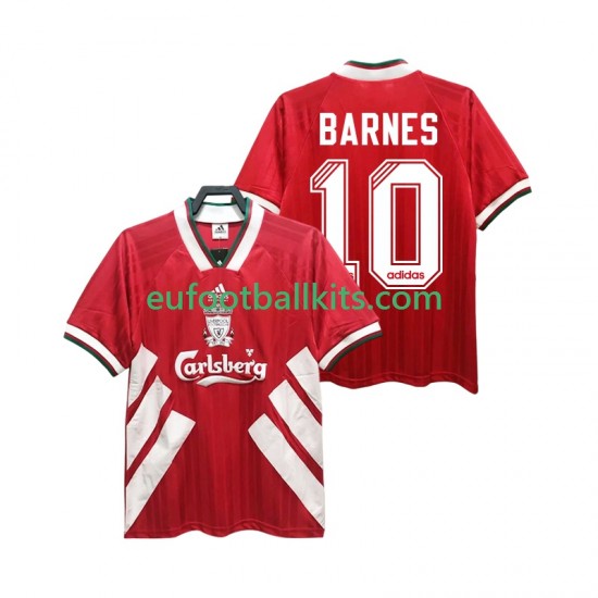 Liverpool BARNES 10 Retro Home Football Shirts 1993 1995 Men LS