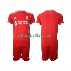 Liverpool Home Football Shirts 2025-2026 Kids LS