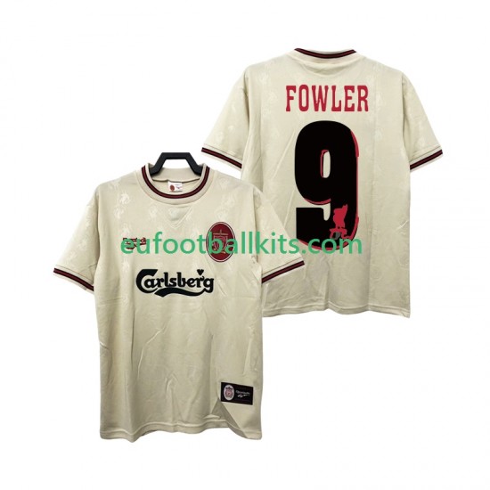 Liverpool FOWLER 9 Retro Away Football Shirts 1996 1997 Men LS