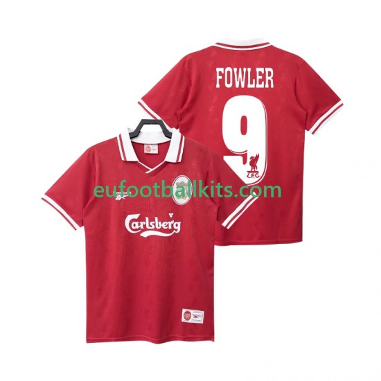Liverpool FOWLER 9 Retro Home Football Shirts 1996 1998 Men LS