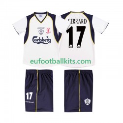 Liverpool GERRARD 17 Retro Away Football Shirts LWP 2001 2002 Men LS