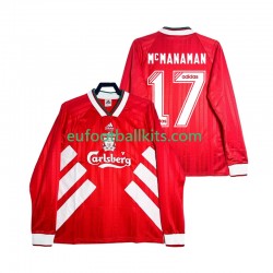 Liverpool MCMANAMAN 17 Retro Home Football Shirts 1993 1995 Men SS