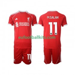 Liverpool Mohamed Salah 11 Home Football Shirts 2025-2026 Kids LS