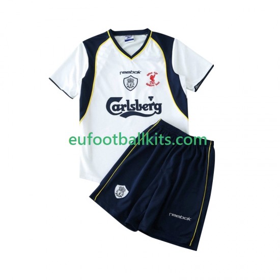 Liverpool Retro Away Football Shirts LWP 2001 2002 Kids LS