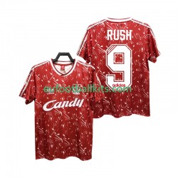 Liverpool Rush 9 Retro Home Football Shirts 1989 1991 Men LS