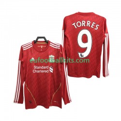 Liverpool Torres 9 Retro Home Football Shirts 2010 2012 Men SS