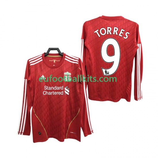 Liverpool Torres 9 Retro Home Football Shirts 2010 2012 Men SS