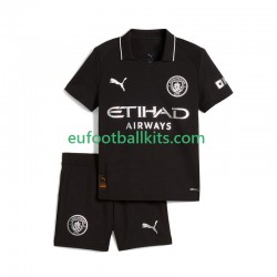 Manchester City Away Football Shirts 2025-2026 Kids LS