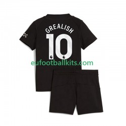 Manchester City Jack Grealish 10 Away Football Shirts 2025-2026 Kids LS
