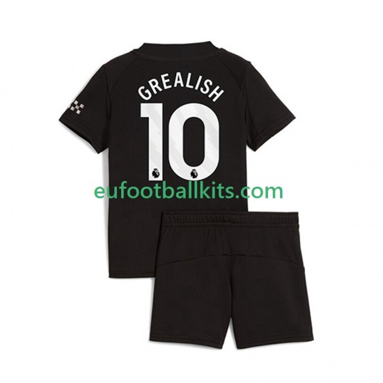 Manchester City Jack Grealish 10 Away Football Shirts 2025-2026 Kids LS