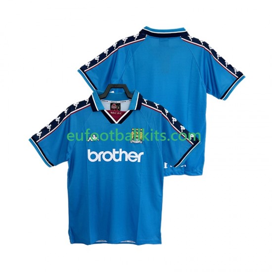 Manchester City Retro Home Football Shirts 1997 1998 Men LS