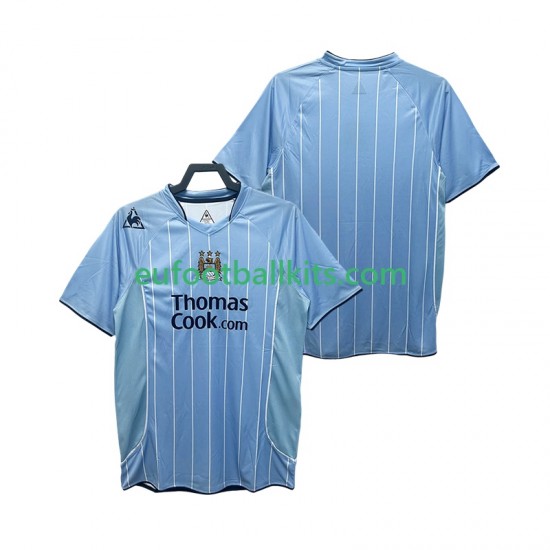 Manchester City Retro Home Football Shirts 2007 2008 Men LS