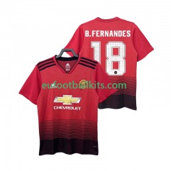 Manchester United B.FERNANDES 18 Retro Home Football Shirts 2018 2019 Men LS