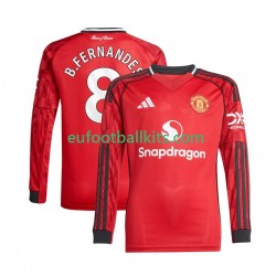 Manchester United Bruno Fernandes 8 Home Football Shirts 2025-2026 Men SS