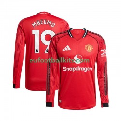 Manchester United Bryan Mbeumo 19 Home Football Shirts 2025-2026 Men SS