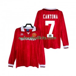Manchester United CANTONA 7 Retro Home Football Shirts 1992 1994 Men SS