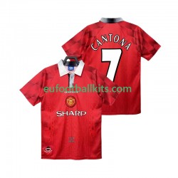 Manchester United CANTONA 7 Retro Home Football Shirts 1996 1997 Men LS
