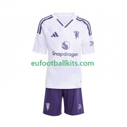Manchester United Away Football Shirts 2025-2026 Kids LS
