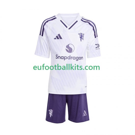 Manchester United Away Football Shirts 2025-2026 Kids LS