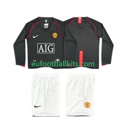 Manchester United Away Football Shirts Retro 2007 2008 Kids SS