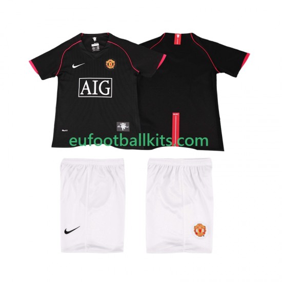 Manchester United Away Football Shirts Retro 2007 2008 Kids LS